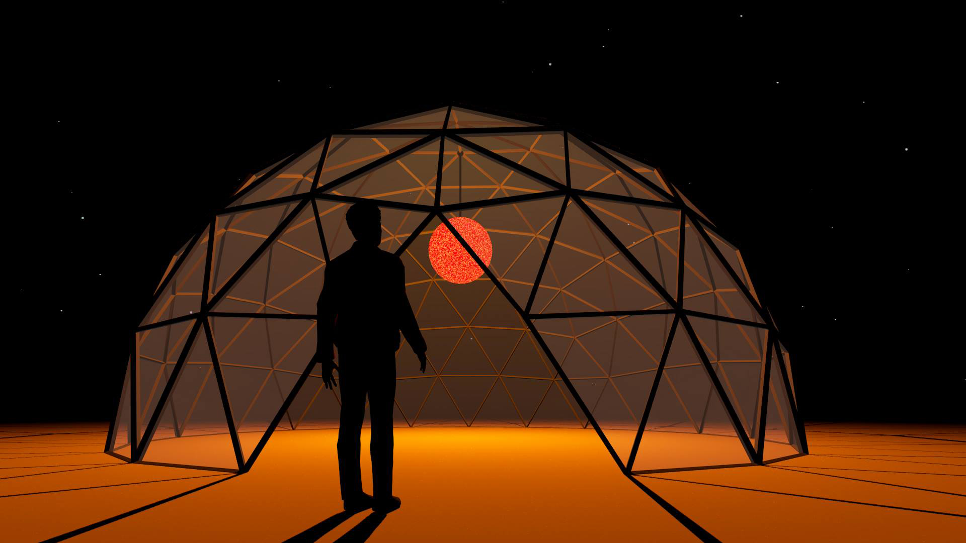 Sun Dome art installation rendering