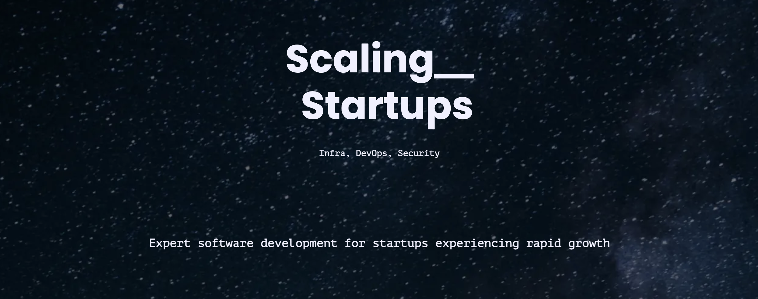 Scaling Startups Screenshot